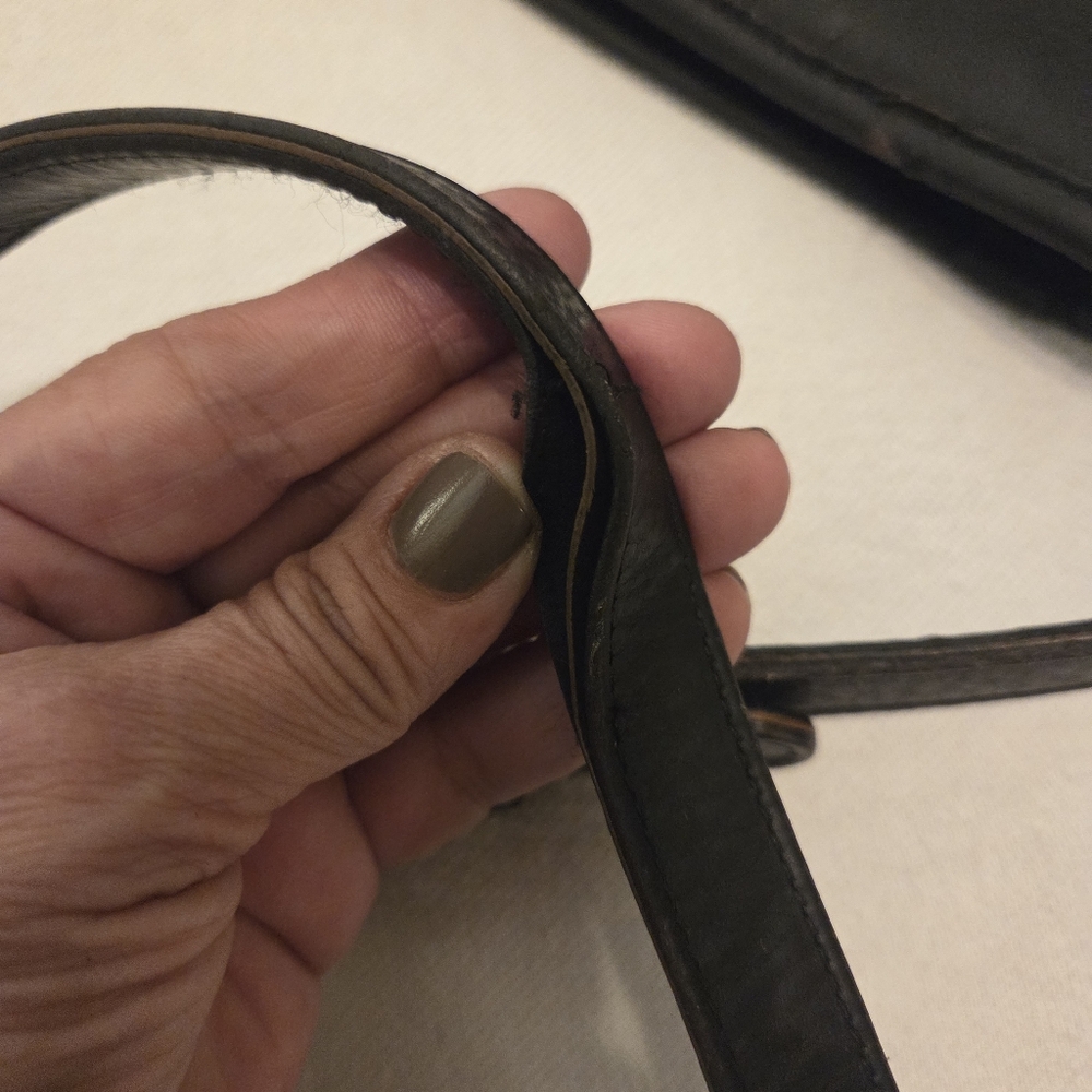 COACH Vintage 90's SoHo Bleeker Black Glove Tanned Leather Bucket/Shoulder Bag - Picture 10 of 14